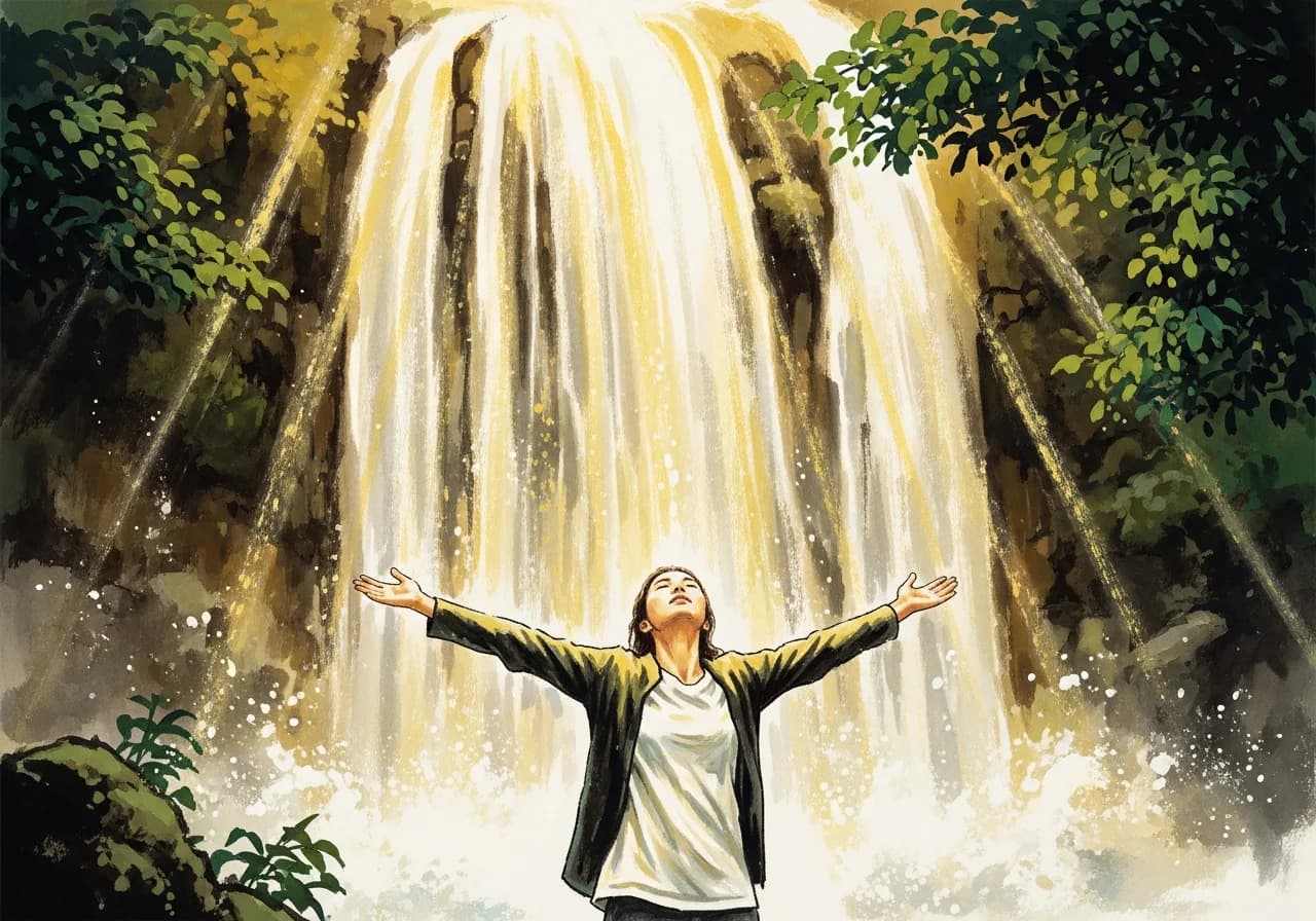 Waterfall Dreams as Auspicious Omens