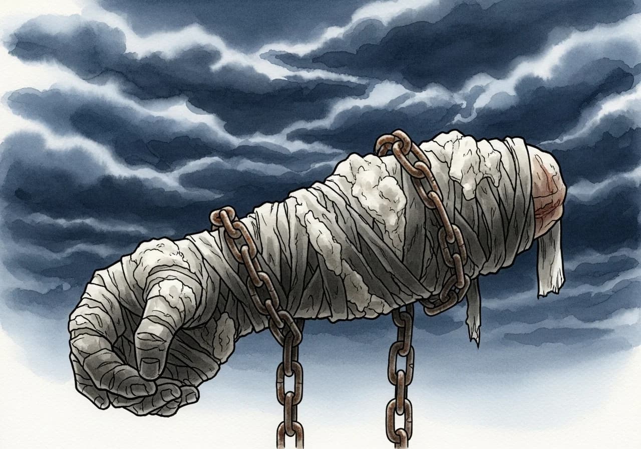 깁스하는 꿈의 흉몽 해석 — 막힘과 지연의 경고