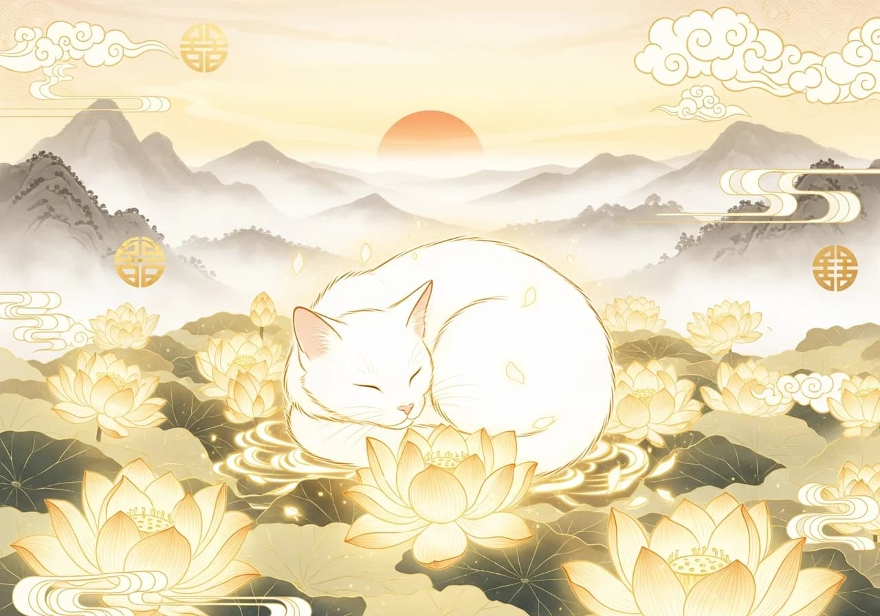 Auspicious Interpretations of the White Cat Dream