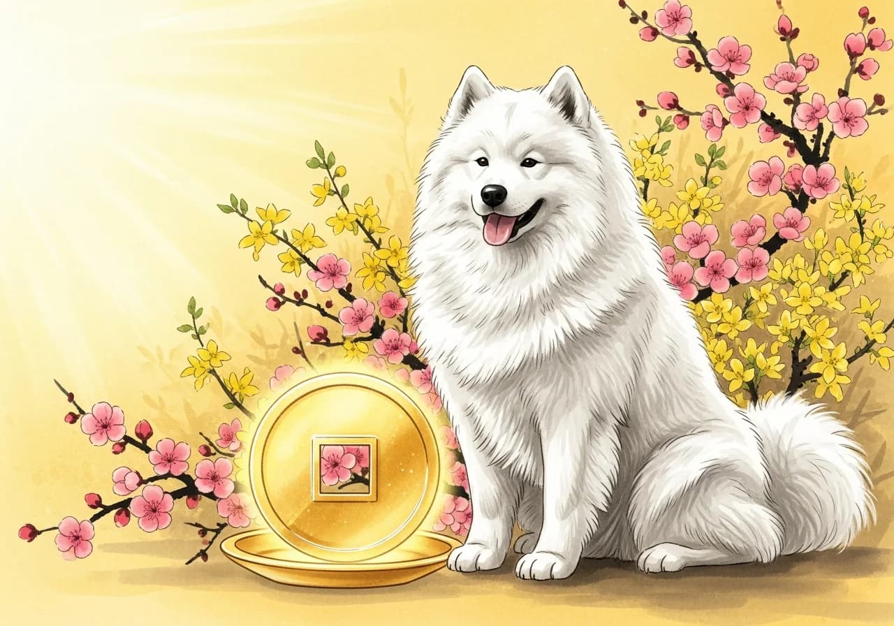 흰 개 꿈, 대체로 길몽입니다