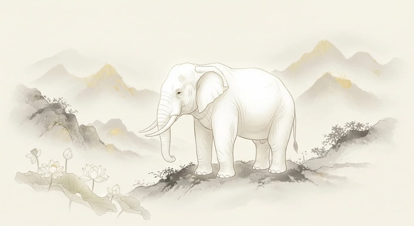 White Elephant Dream Meaning — Korea's Most Sacred Lucky Omen Explained