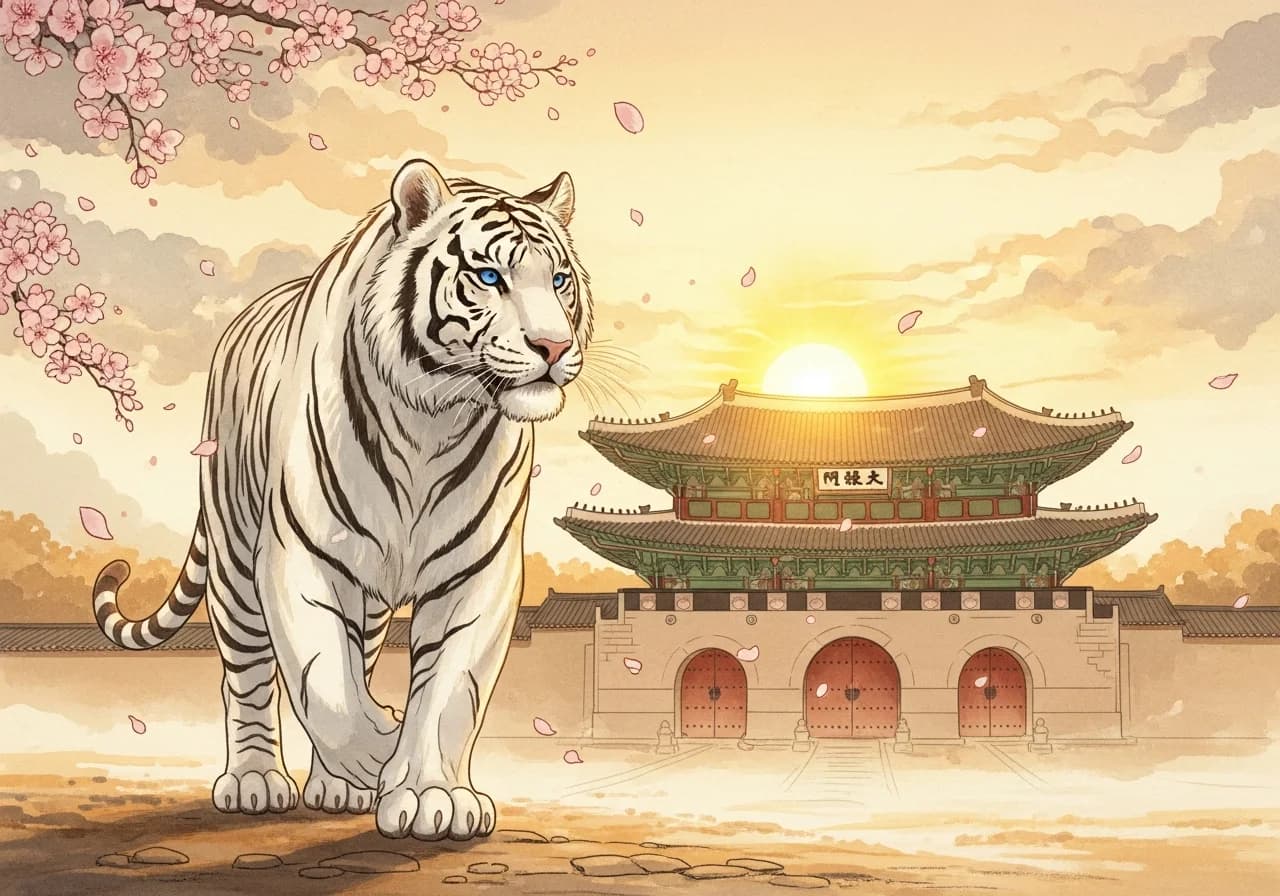 When a White Tiger Dream Signals Great Fortune