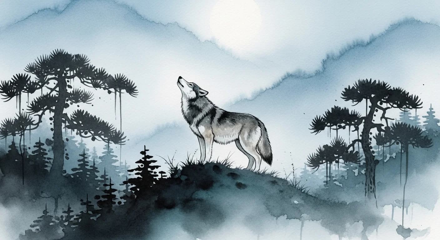 Wolf Dream Meaning in Korean Interpretation — Warning, Power, and Victory