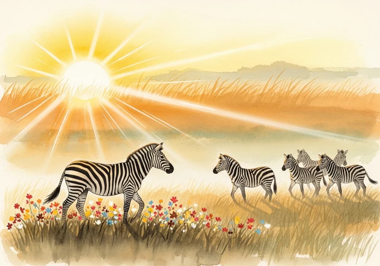 Running Zebra Dream — An Auspicious Omen of Rising Fame
